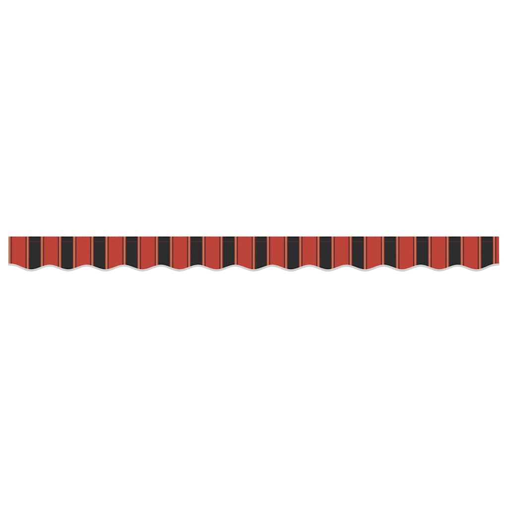 Replacement Awning Skirt Orange Black Yellow 2.5 m Polyester