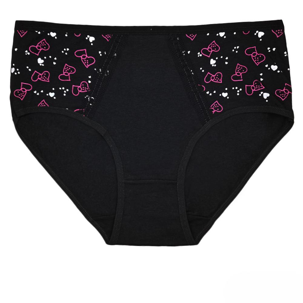 Женское нижнее белье с высокой талией, хлопковые женские трусики больших размеров, трусики, 6 шт./лот