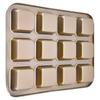 All Edges Square Brownie Baking Pan Non Stick Cupcake Bread Divider Mold  Oven Baking