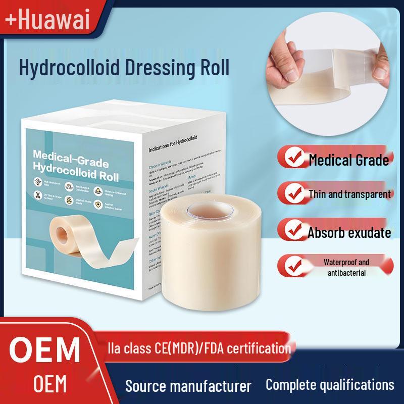 Водонепроницаемый гидроколлоидный бинт-рулон 1,5 м: Прозрачный пластырь от прыщей и повязка из искусственной кожи.