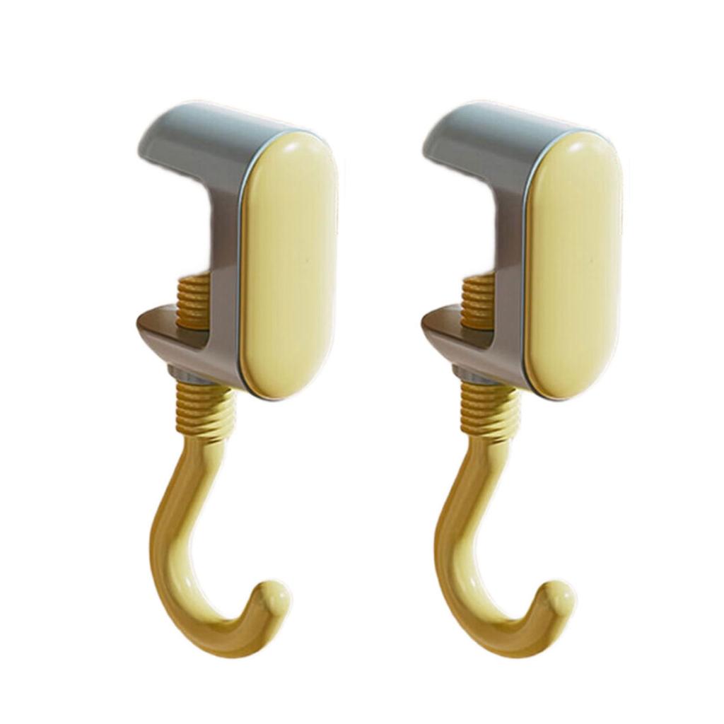 2 шт. Складной настольный крючок для сумок, портативный держатель для сумок, удобный для офисных принадлежностей, ресторана, бара и домашнего использования