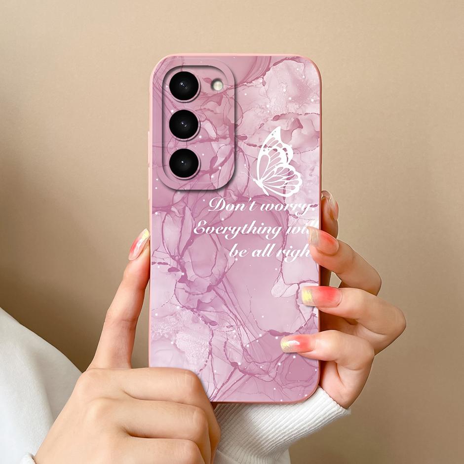 Case For Samsung Galaxy S23 FE Plus Ultra Cute Goose Cat Fall Prevention Portable Bumper For Samsung S23FE S23+ S23Ultra Funda