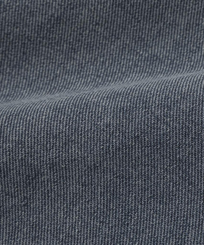 LETTERCOMO Худи на молнии из стираного денима Urban Blue