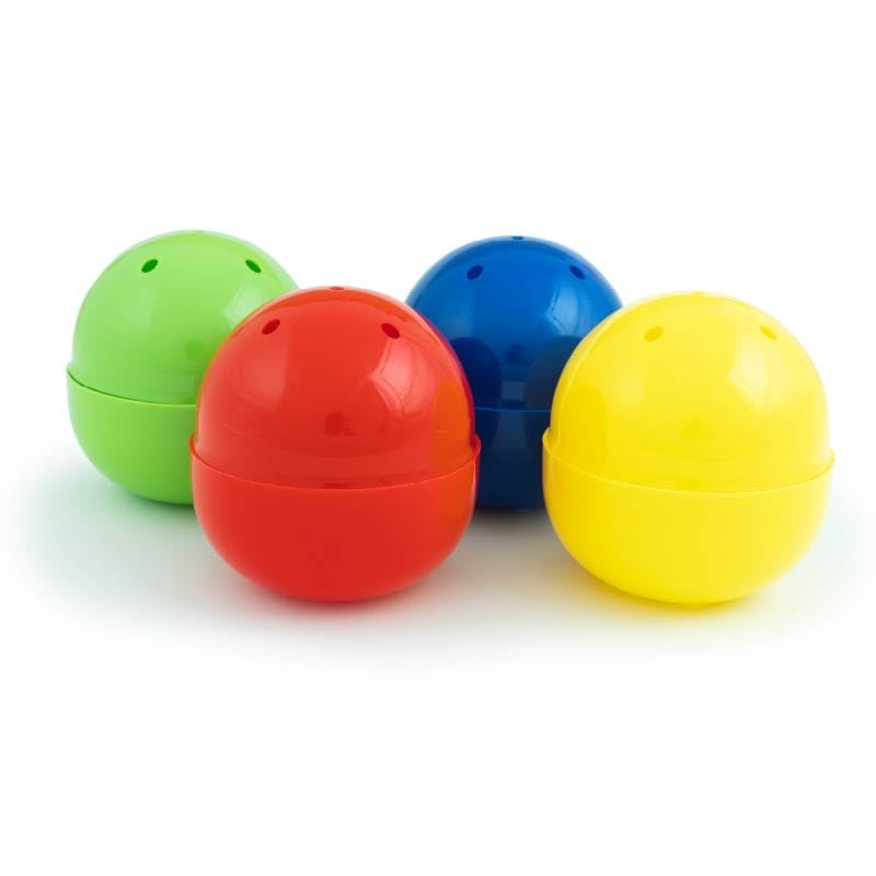 65mm Amuse Empty Capsules for Gachapon Machines, Made In Japan, 50 Capsules, Assorted Opaque Colors (4 Colors)