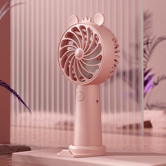 Легкий портативный универсальный тепловой вентилятор с мультяшными ушами, рассеивающий тепло