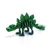 Статуэтка динозавра стегозавра, напечатанная на 3D-принтере, с подвижными суставами, фигурка динозавра, реквизит для фотографии, настольный