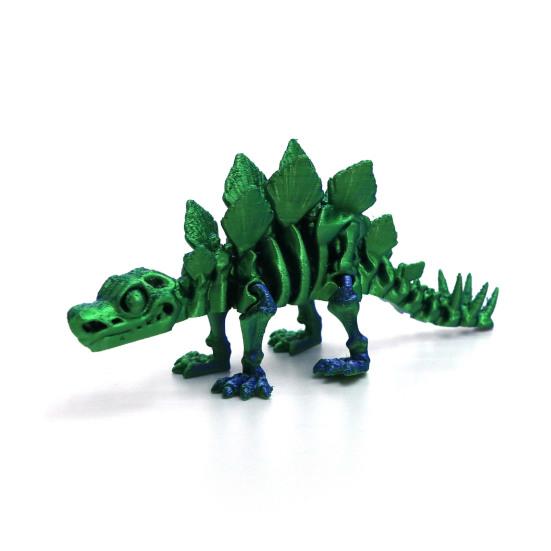 Статуэтка динозавра стегозавра, напечатанная на 3D-принтере, с подвижными суставами, фигурка динозавра, реквизит для фотографии, настольный