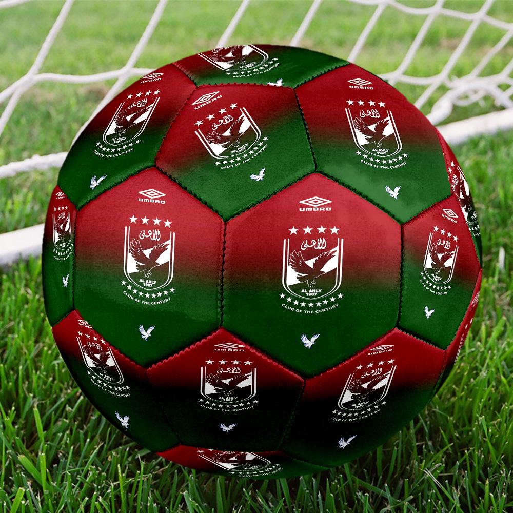 Футбольный мяч для зала Al Ahly, размер 5, цветной, для всех возрастов, машинная строчка, ПВХ, готов к соревнованиям, прочный, с высоким отскоком