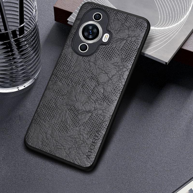 Чехол для Huawei Nova 12S 12 SE 12i Business с рисунком коры ветра Кожаный чехол для чехла nova 12s