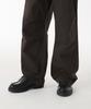 MUSINSA STANDARD Cotton Parachute Pants [Dark Brown]