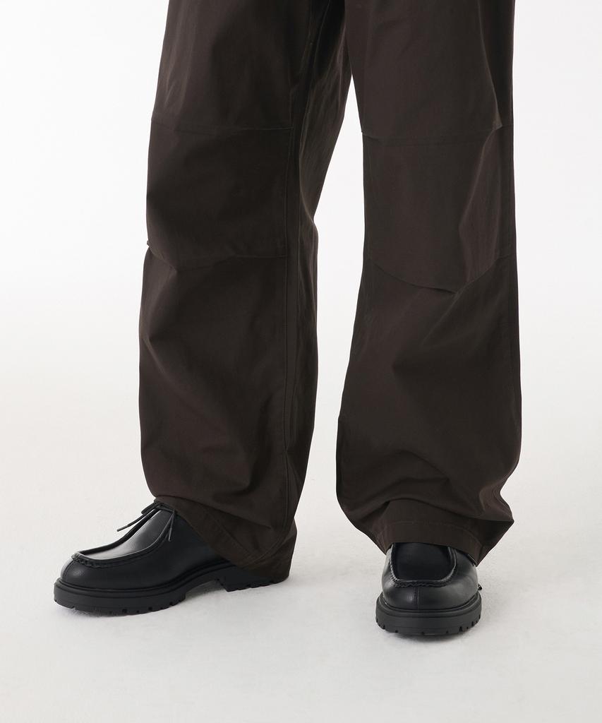 MUSINSA STANDARD Cotton Parachute Pants [Dark Brown]