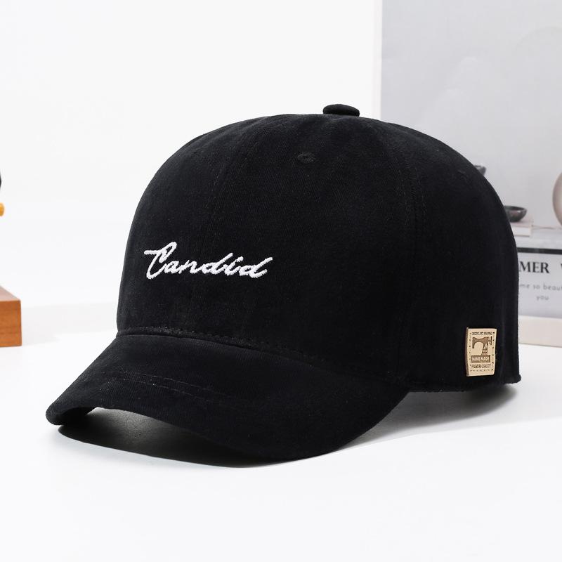 Korean Style Short Brim Baseball Cap Versatile Soft Top Couple's Duckbill Hat Spring Summer Sun Protection