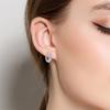 925 Silver Colorful Zircon-Inlaid Star Earrings For Women Wedding Engagement Charm Earrings Jewelry Gift