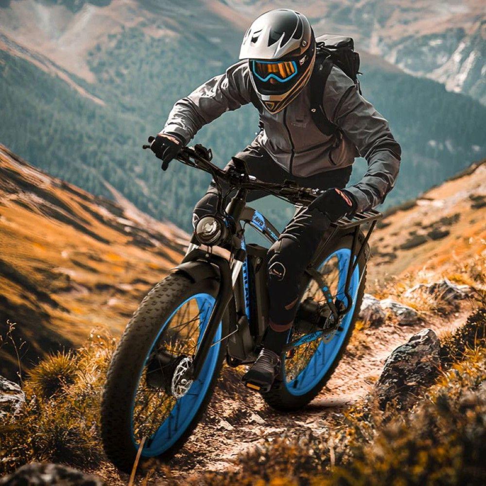 Electric bicycle VITILAN H5, 2000W motor, 52V 25Ah battery, top speed 64 km/h, cruising range 105 km, 24x4.0 inch tires