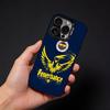 EPC Турция F-F Фенербахче Чехол для телефона для iPhone17, 16,15,14,13,12 Pro Max Черный Конфетный Матовый Ударопрочный Чехол