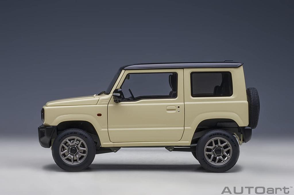 AUTOart Suzuki Jimny Слоновая кость Крыша Готовое изделие 78500 1/18 (JB64) Металлик/Черный