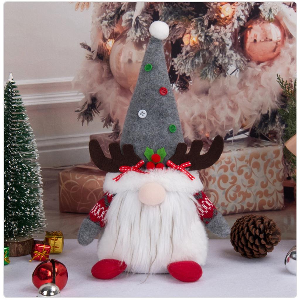 Christmas Gnome Plush Knitted Faceless Doll Handmade Christmas E-lf Decoration New Year Gifts Xmas Decor For Home