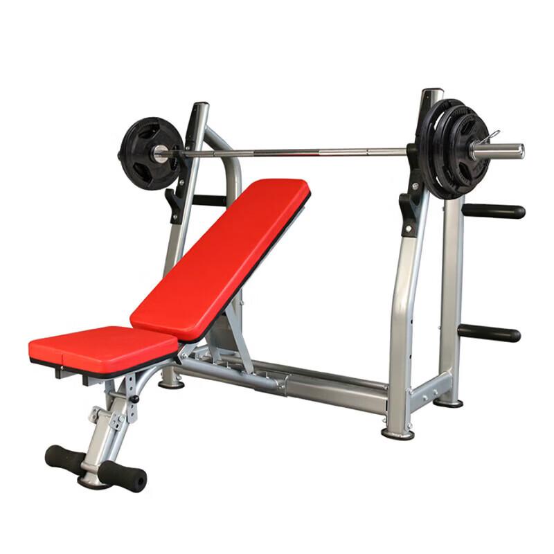 Xiongsiguai Adjustable Multi-Function Flat Bench Press and Weight Lifting Rack