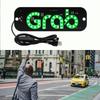 1 Piece Car Signal Light Grab Led Signal Beacon Taxi Panel Windscreen Green Light Cab Indicator Inside Taxi Light
