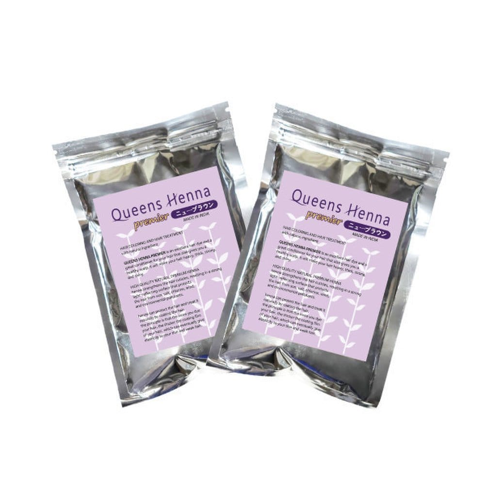 1+1 Queens Henna Premier Brown Натуральный краситель для хны Queens Henna 100 г (1 пакет)