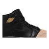 Womens Air Jordan 1 Retro High Premium 'Dipped Toe - Black' (women's sizes) Black / Metallic Gold Vintage Basketball Shoes AH7389 007