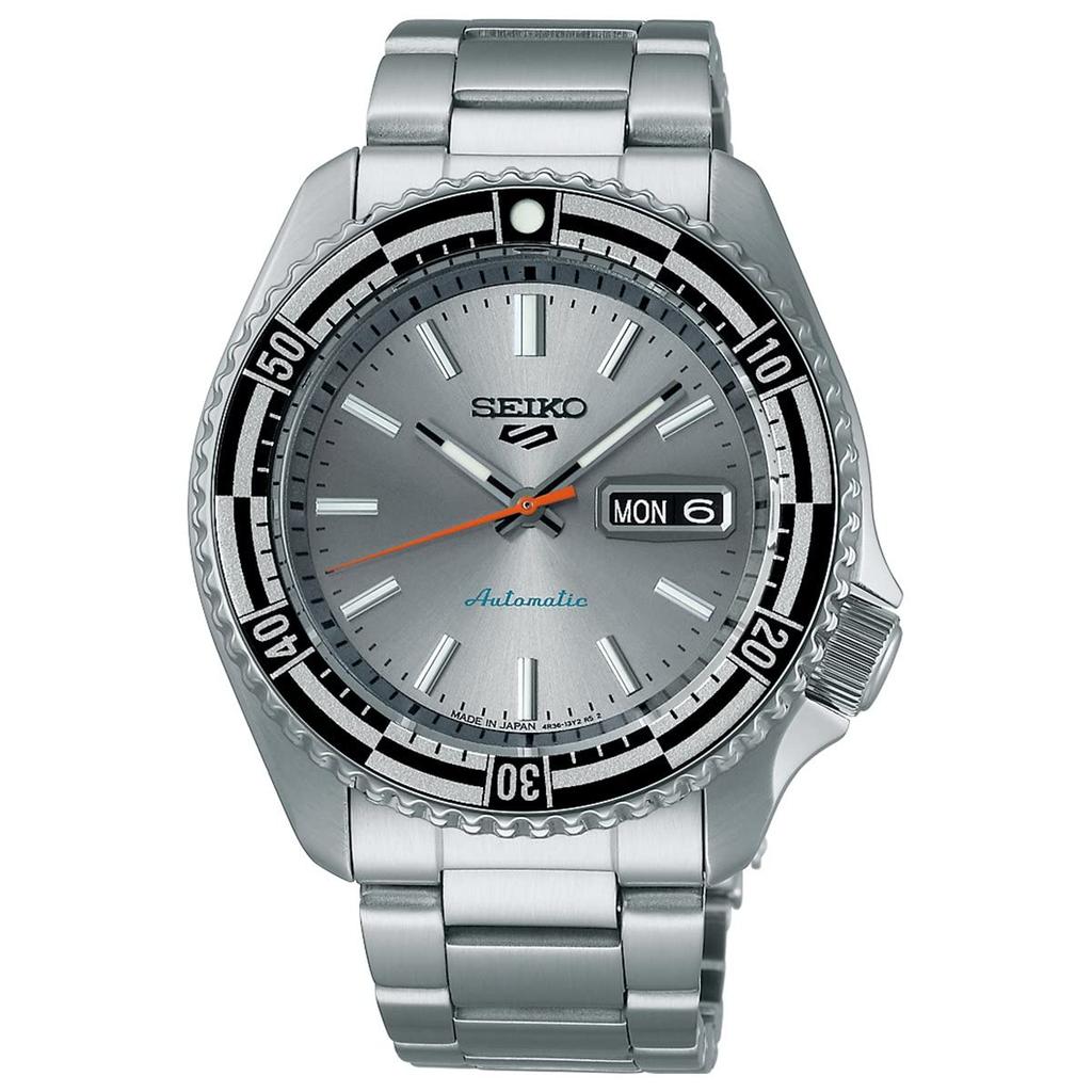 [Seiko Watch] Five Sports Retro Color Collection Special Edition "Sports Style" SBSA217 Men's Silver Watch