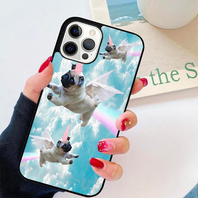 МИНУЛАЯ ЩЕНЯЧЬЯ СОБАКА МОПС Чехол для телефона Cover Для iPhone 17 Air 16 15 14 Plus 13 12 11 Pro Max Apple Shell Coque