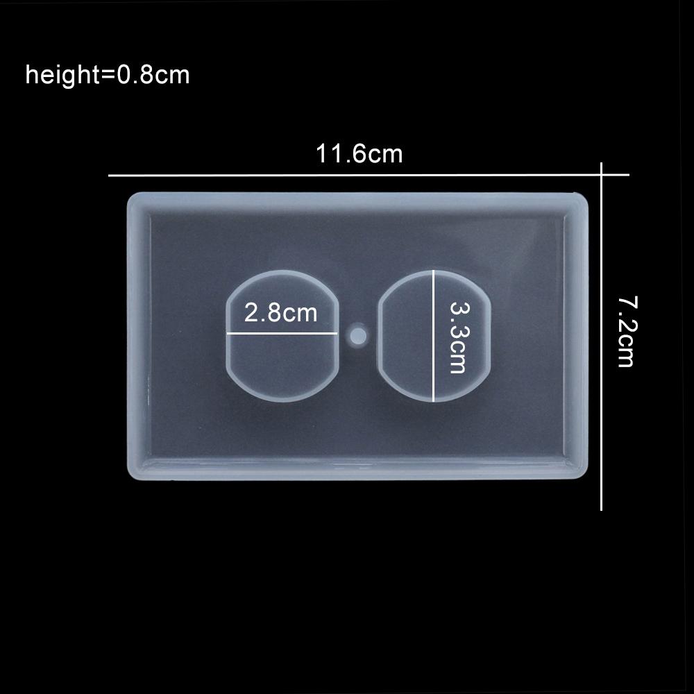 1 шт. Накладка на выключатель света Панель с USB-розеткой Силиконовая форма для литья Прозрачная форма из эпоксидной смолы Для DIY Декора дома Инструмент для изготовления поделок