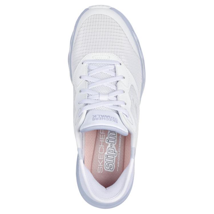 Skechers Go Walk Удобные Универсальные Прочные Низкие Повседневные Кроссовки Женские Белый 125115-WLV