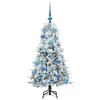 Artificial Foldable Christmas Tree White 120 cm PE and PVC