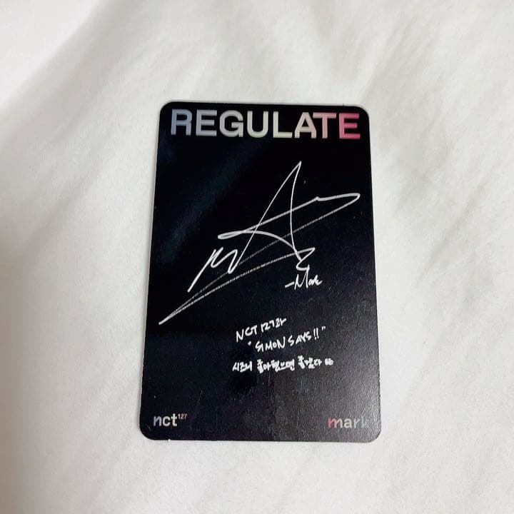 [Б/У] Фотокарточка NCT127 Regulate Марк