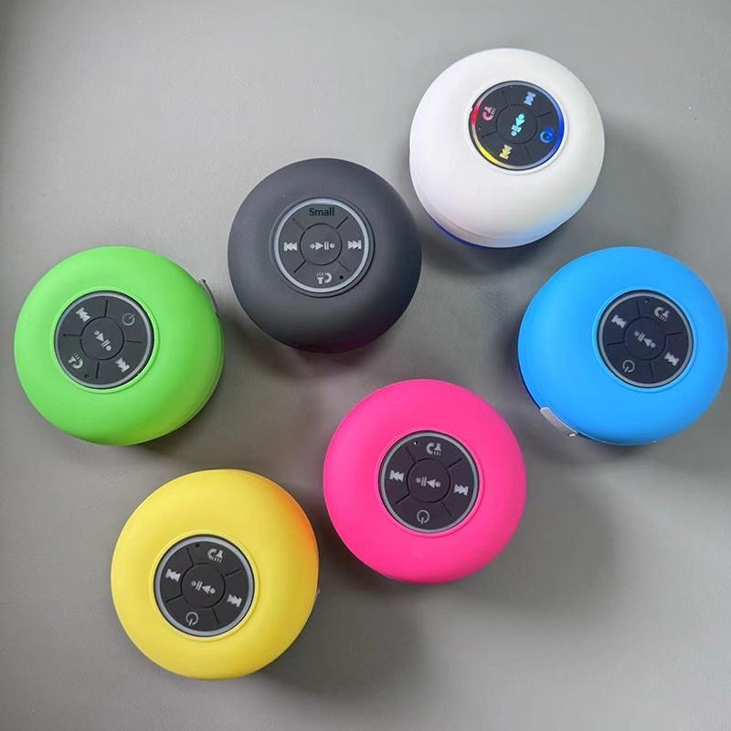 Громкая связь Bluetooth Динамик Мини Сабвуфер для Душа Водонепроницаемый Громкая Связь С Присоской Микрофон Для Ванной Бассейна Пляжа Автомобиля Телефона
