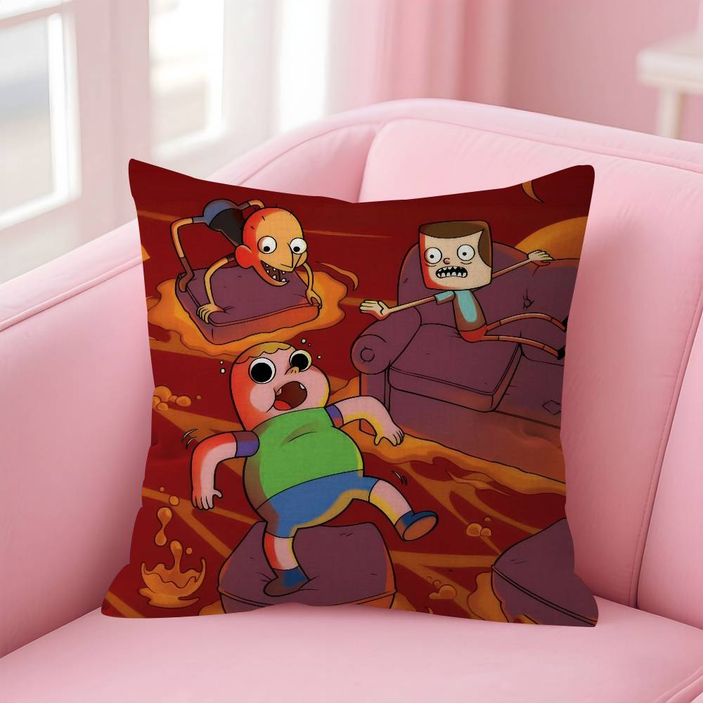 Cartoon CClarence fun Pillow Cushion Cover Pillowcase Living Room Sofa Home Decor Customized