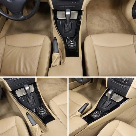 Glossy Black Console Gear Shift Panel Cover Trim For BMW 3 Series E90 2005-12