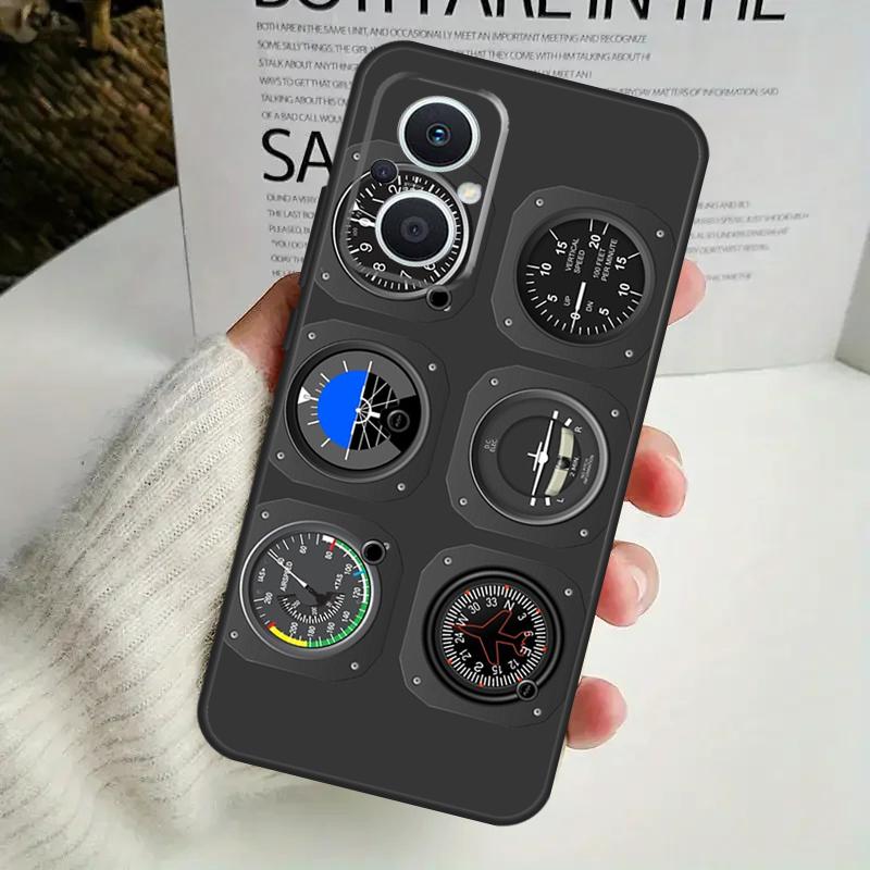 Чехол Flight Instruments Для OPPO Reno 13F 14F 12F 10 11 12 13 14 Pro 8T 7 8 Lite OPPO Find X6 X5 X8 X9 Pro
