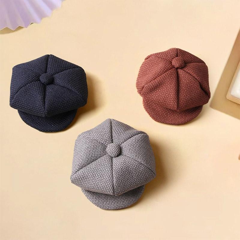 Classic Pet Beret Cute Cat Dog Felt Beret Classic French Pet Photography Dress Up Hat Cat Accessories Puppy Hat Puppy Headwear