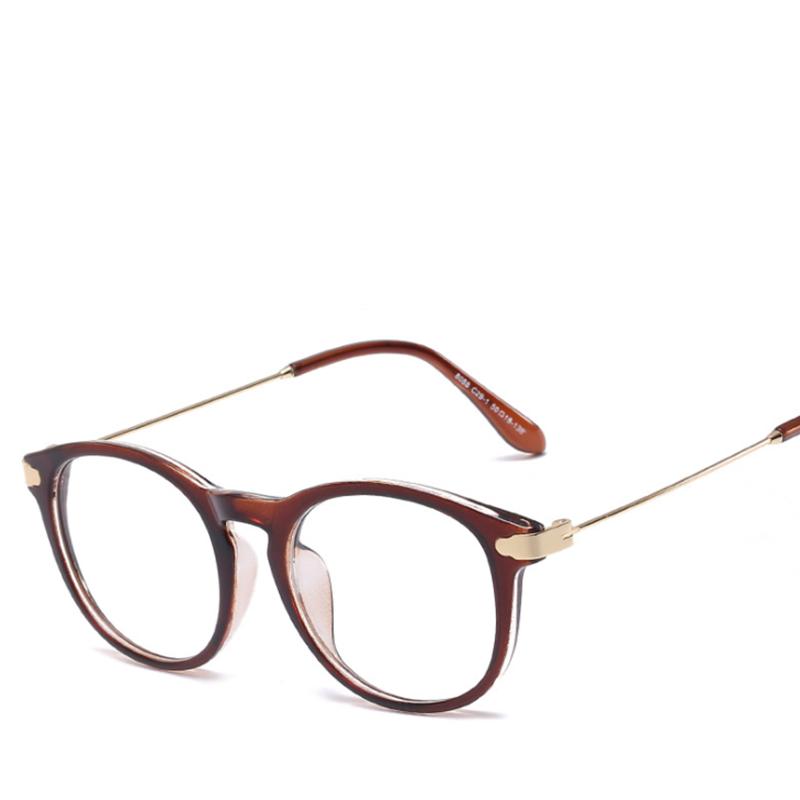 Круглые Готовые Очки для Миопии Женские Мужские Металлические Дужки Близорукие Очки Студенческие Очки с Диоптриями Минус -1.0 -1.5 -2.5 До -6