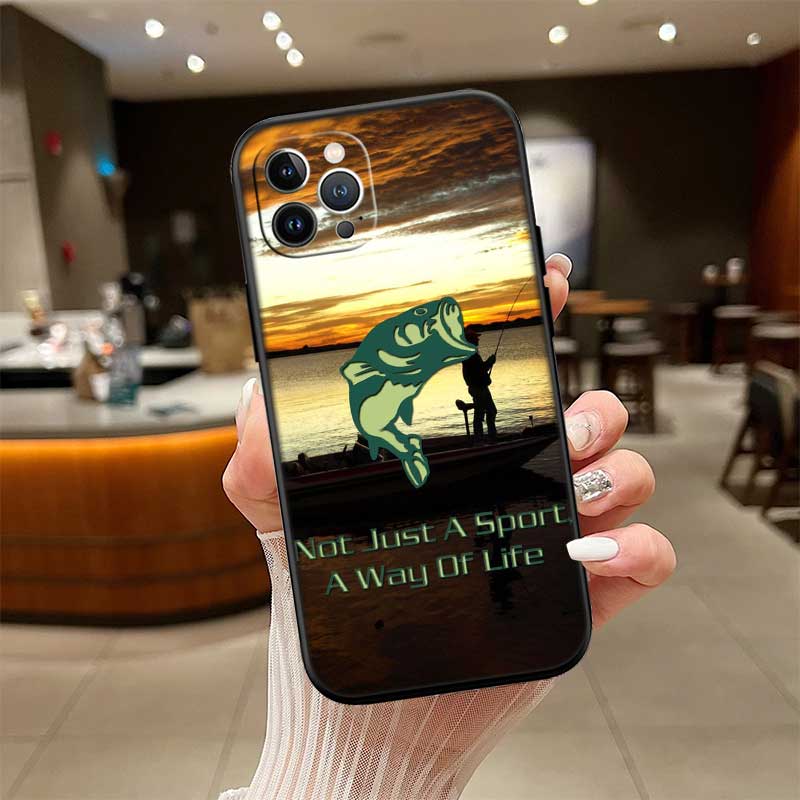 RE4 Angling Go Fishing Phone Case for Samsung Galaxy S20 S21 S22 Ultra FE + Plus A21S A22 A24 A25 A26 A30 A30S A31
