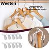 Plastic Closet Organizer Wardrobe Space Saving Hooks Hanger Connector Buckle