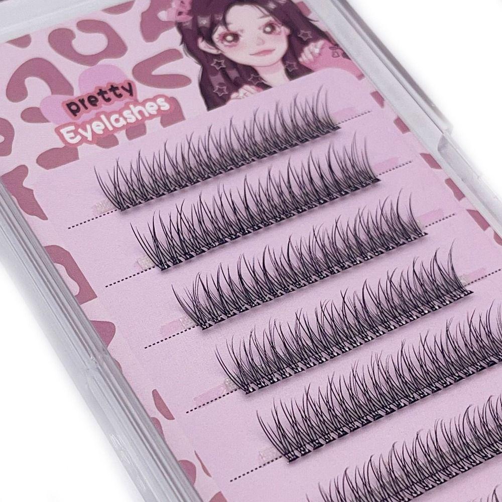 Self Adhesive Press On Lashes No Glue Needed Self Adhesive Lash Clusters  for Beginners