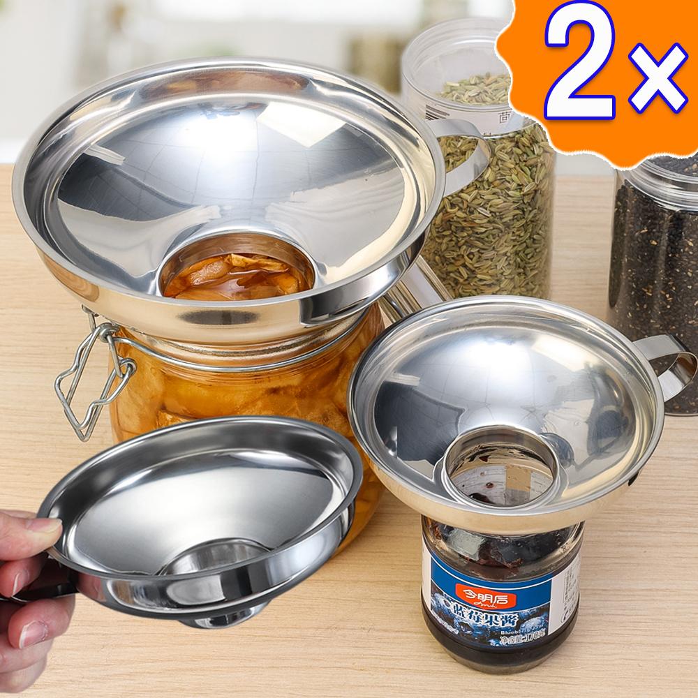 2 нержавеющая сталь широкое горлышко воронка для консервирования салатная заправочная воронка сито кухонные инструменты аксессуары для дома принадлежности