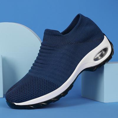 Электронная коммерция летающая тканая обувь Jinjiang спортивная обувь комбинезоны модная повседневная обувь носки обувь большой размер 44 женская обувь на воздушной подушке