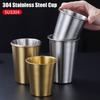 1Pcs 304 Stainless Steel Whisky Beer Cups Travel Camping Outdoor Drinking Mug Stainless Steel Cup