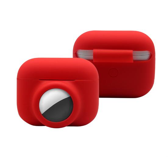 Защитный чехол для трекера Многофункциональный силиконовый 2-в-1 чехол для наушников Простой дизайн Защитный чехол для Airpods