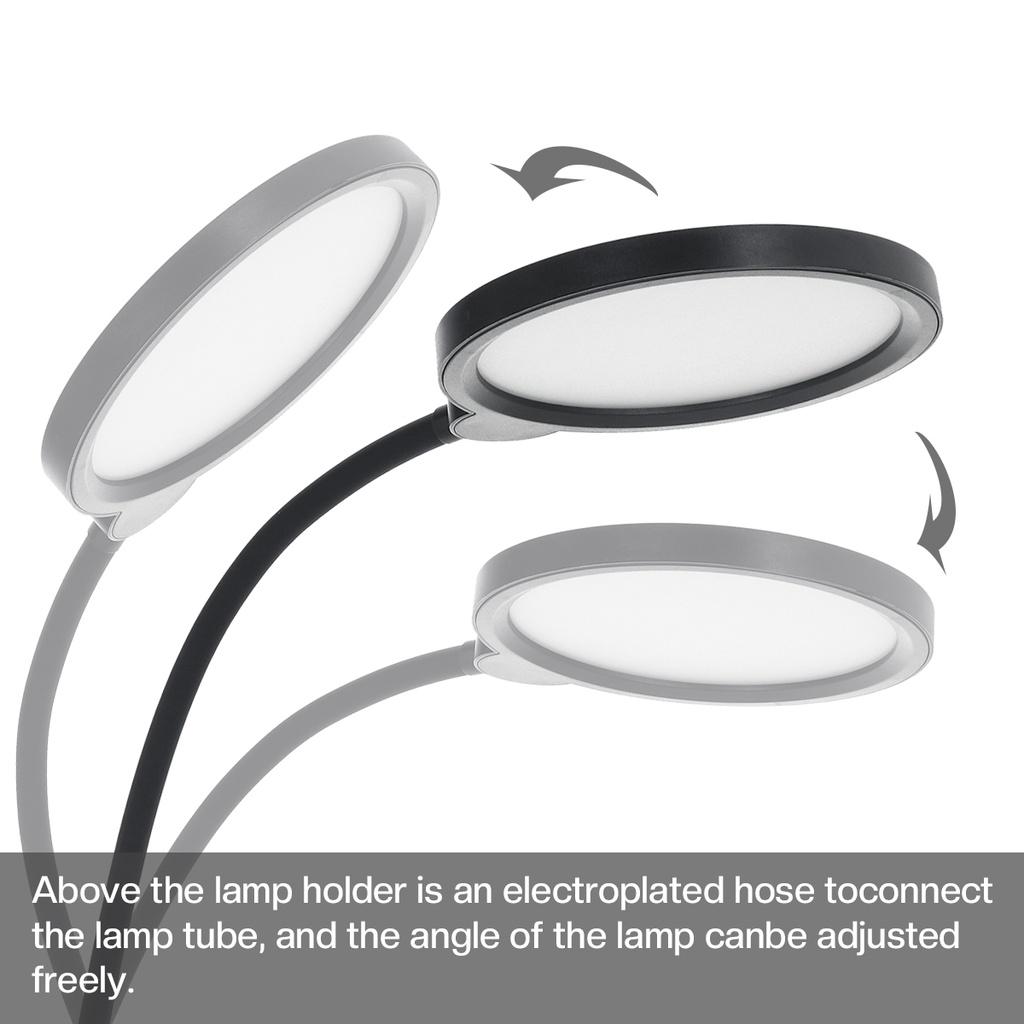 36 В 3-цветный напольный светильник для гостиной, спальни, регулируемый торшер, угловой светильник, лампа для чтения, современный светодиодный напольный светильник