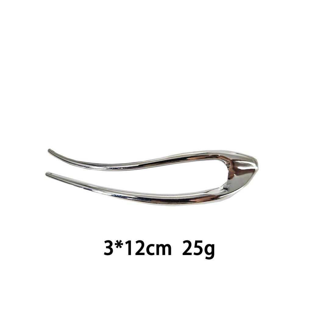 Cross U-Shaped Hairpin: Simple Hair Bun Accessory for Women