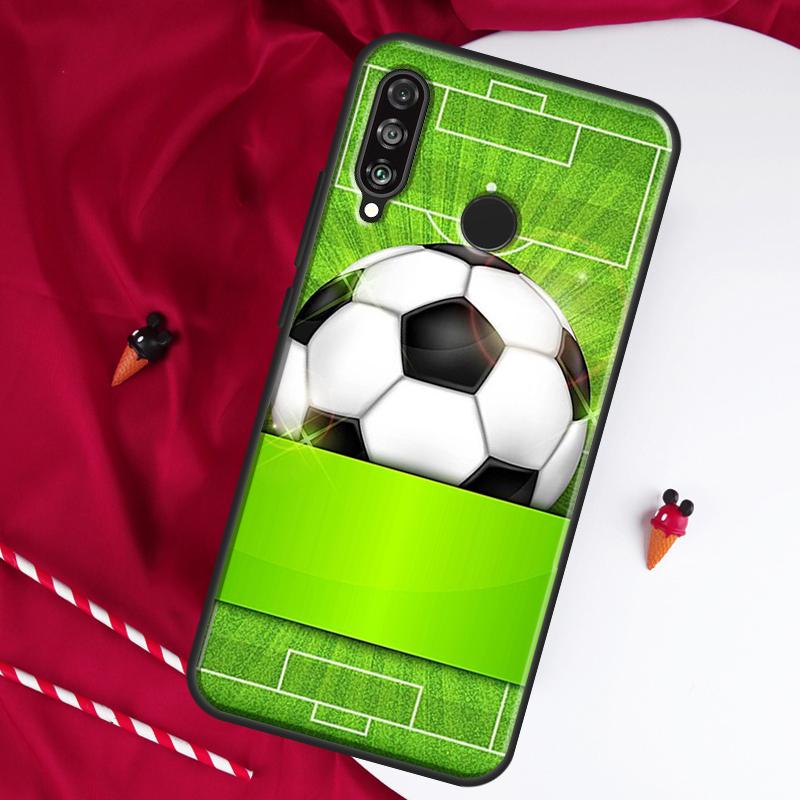 Чехол для Huawei Nova Y61 Y70 Y90 Y60 Y72 Y91 12s 12i 11i 7i 8i 9 10 SE P60 Pro P30 P40 Lite с изображением футбола