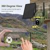 LS VISION 4-мегапиксельная 4G-солнечная камера безопасности, беспроводная, наружная, WiFi, обнаружение людей/животных, двусторонняя связь, ночное видение, водонепроницаемая IP66-камера для наблюдения за дикой природой