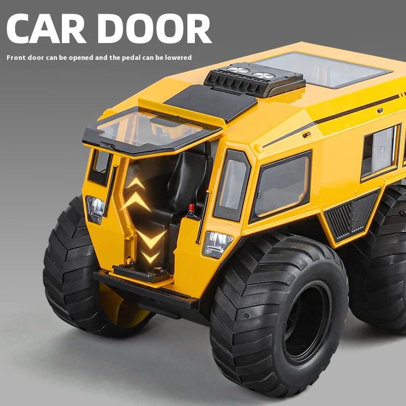 New1:24 Shep All Terrain Off-Road Vehicle Alloy Metal Die-cast Car Model Sound and Light Collection Hobby Decoration Gift