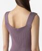 MUSINSA STANDARD WOMAN Women'S Ribbed V-Neck Knit Sleeveless Top [Purple Grey]